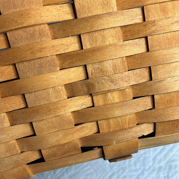 Longaberger Laundry Hand Woven Basket 1994 Vintage - Picture 7 of 13